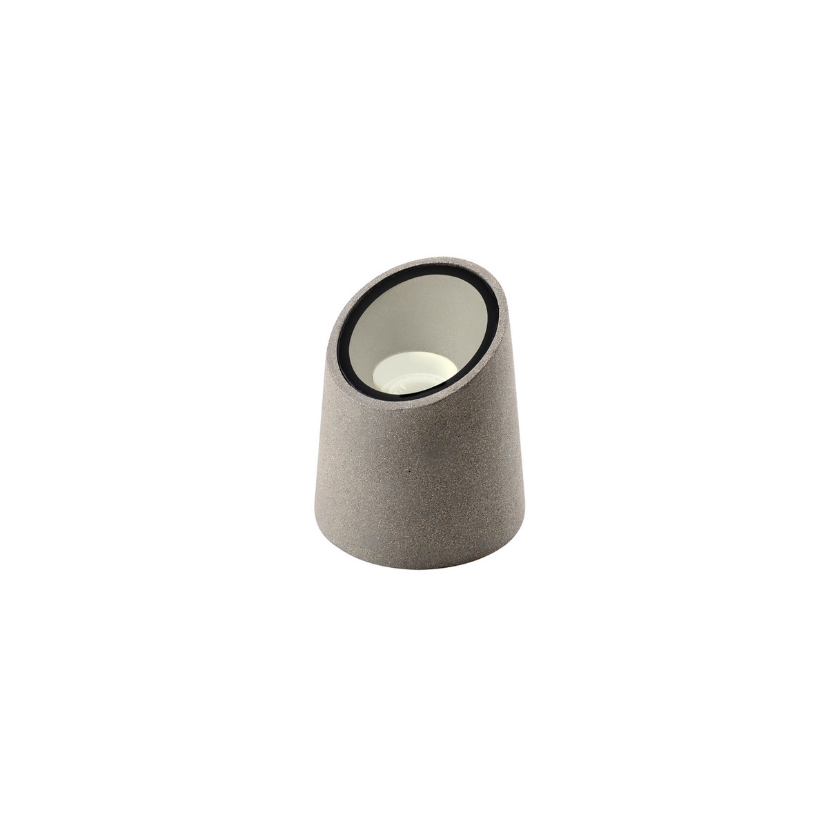 M7107 Taos Outdoor Ground Light 1 Light Dark Grey Cement
