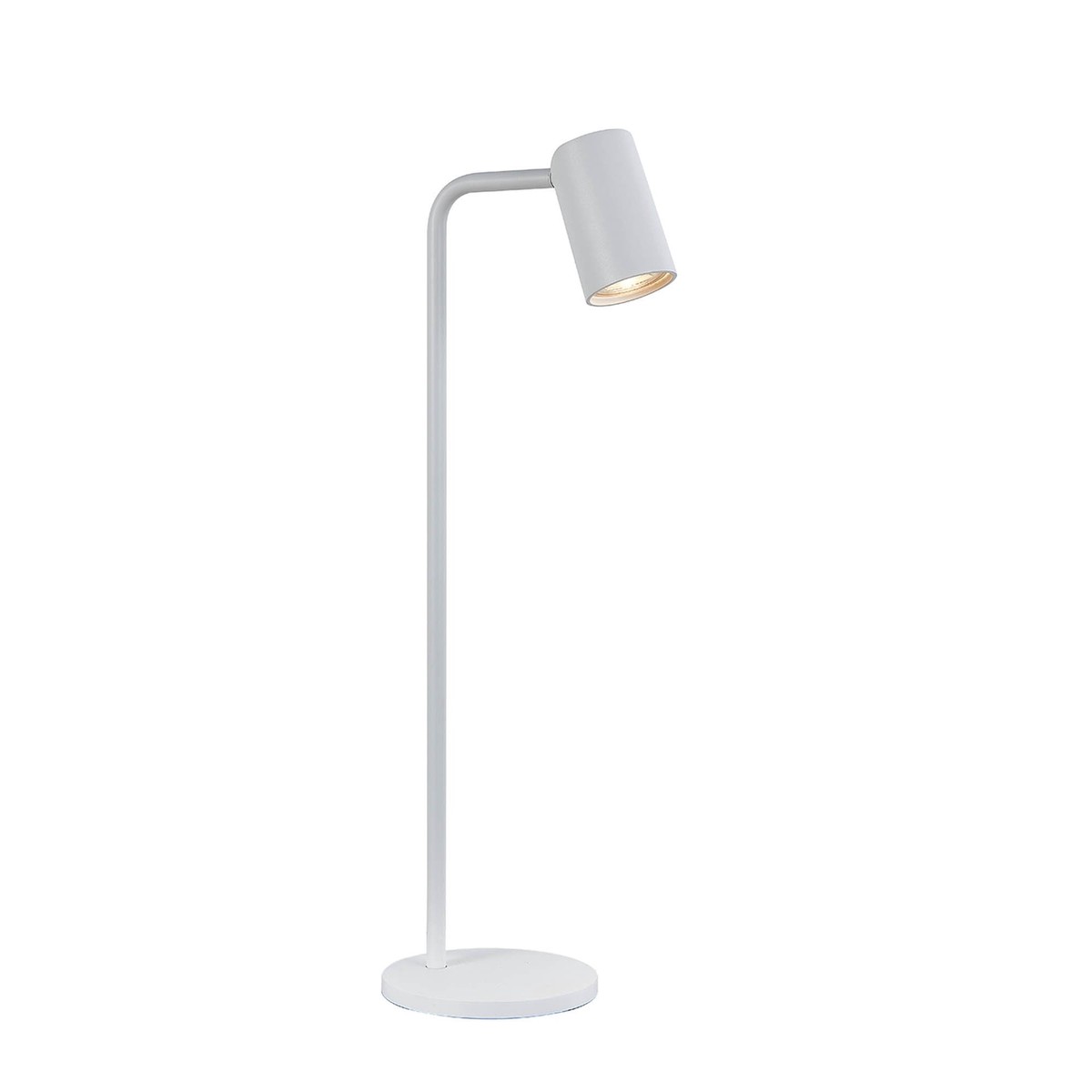 M7521 Sal Tall Table Lamp Inline Switch 1 Light GU10 Sand White