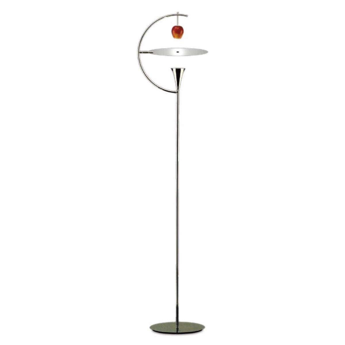 Nemo Lighting Newton LED floor lamp chromed