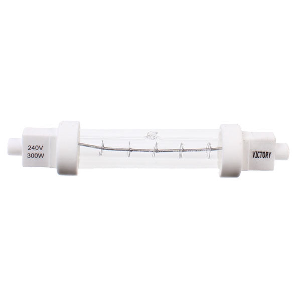240V 300W Clear Jacketed R7s 117mm