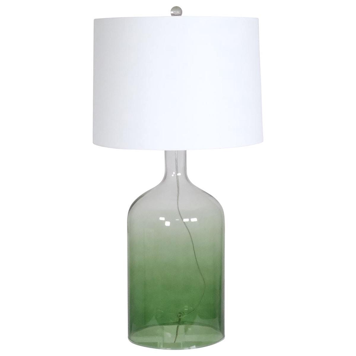 Green Bottle Lamp