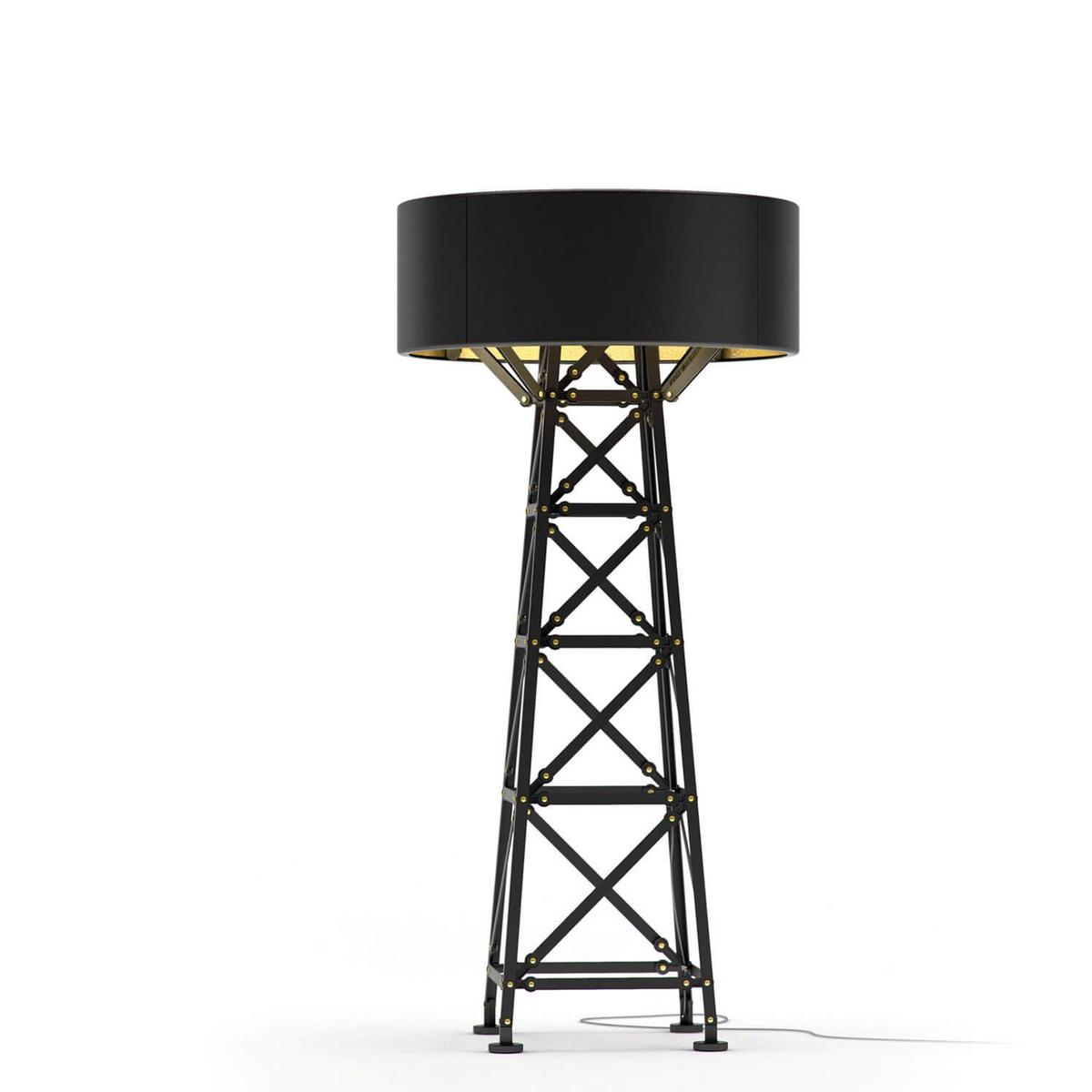 Moooi Construction Medium dimmable floor lamp in aluminium