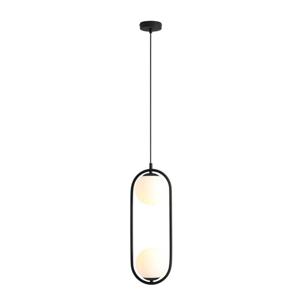 Riva Duo black hanging lamp