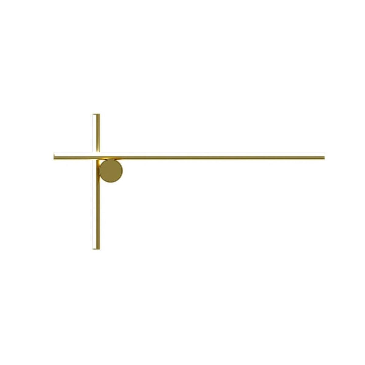 Flos Coordinates Wall 2 wall lamp anodized champagne