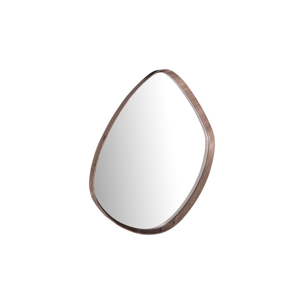 002ZUN001 Zuna Mirror Brown Pine Veneer 79 X 88cm