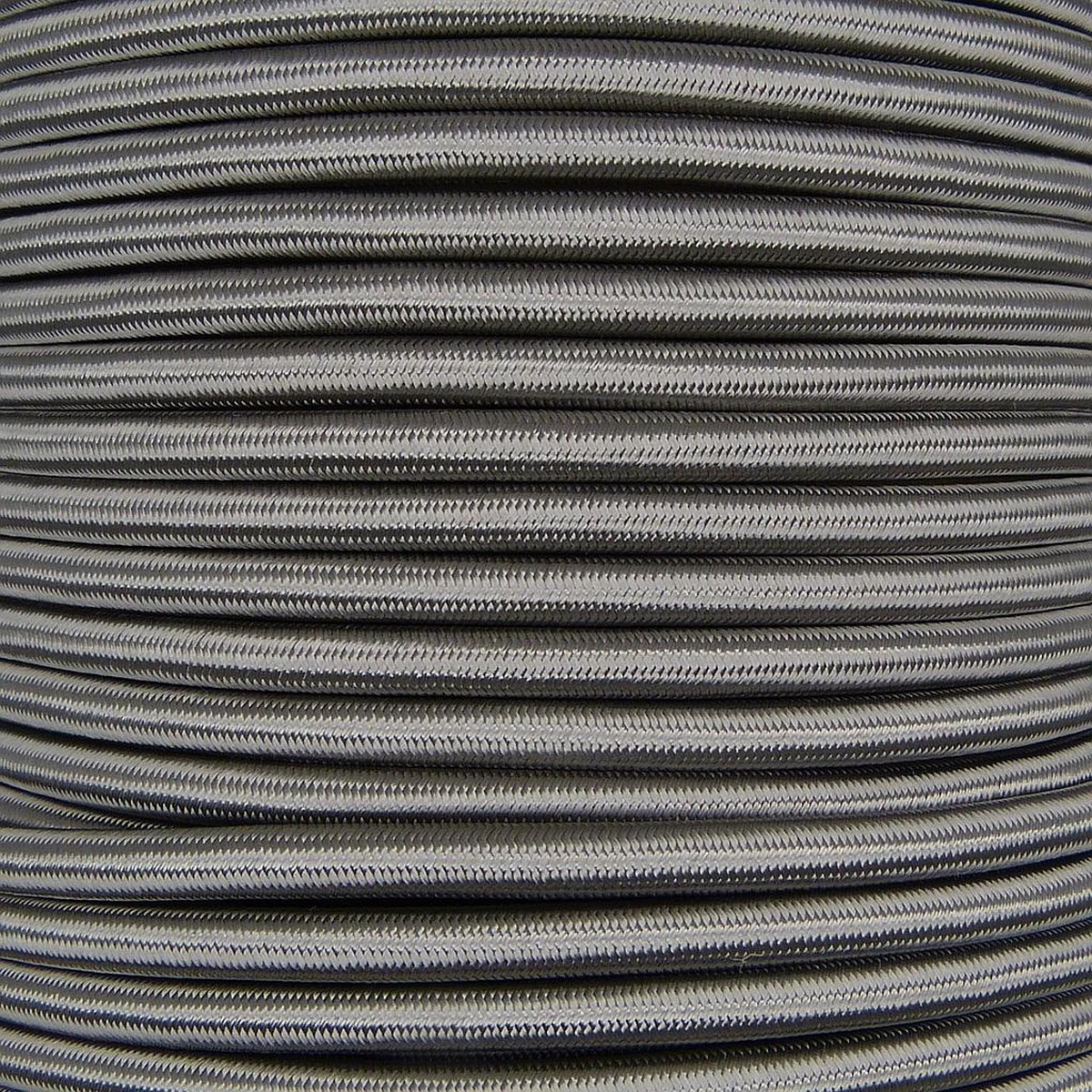 01003 Round Braided Flex 3 core 0.75mm Elephant Grey, mtr