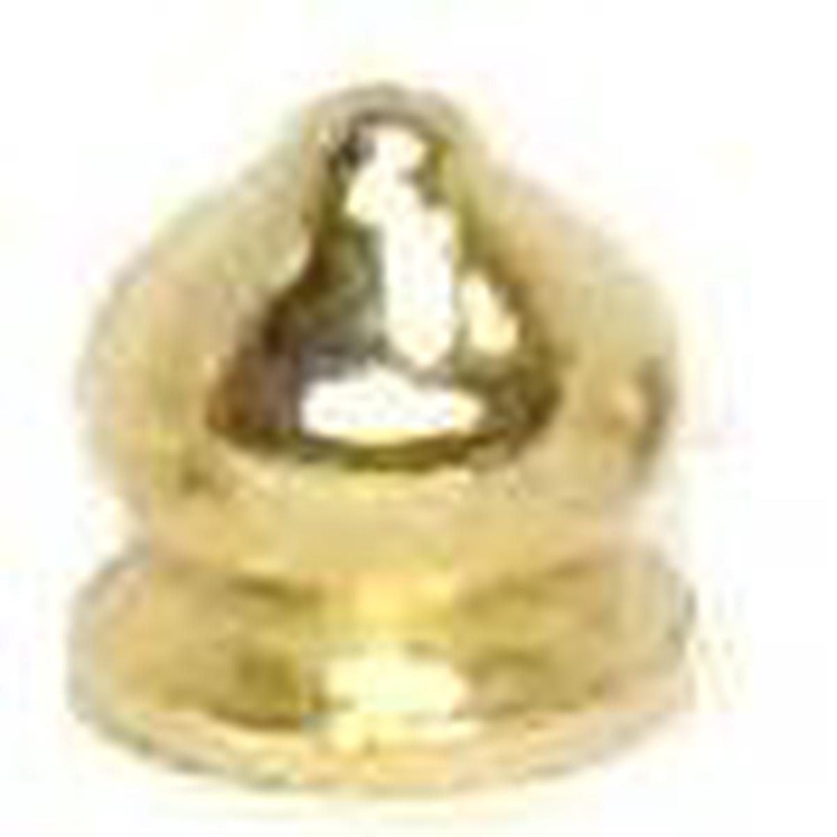 05024 Finial Ornamental Onion Brass 10mm Height 20mm