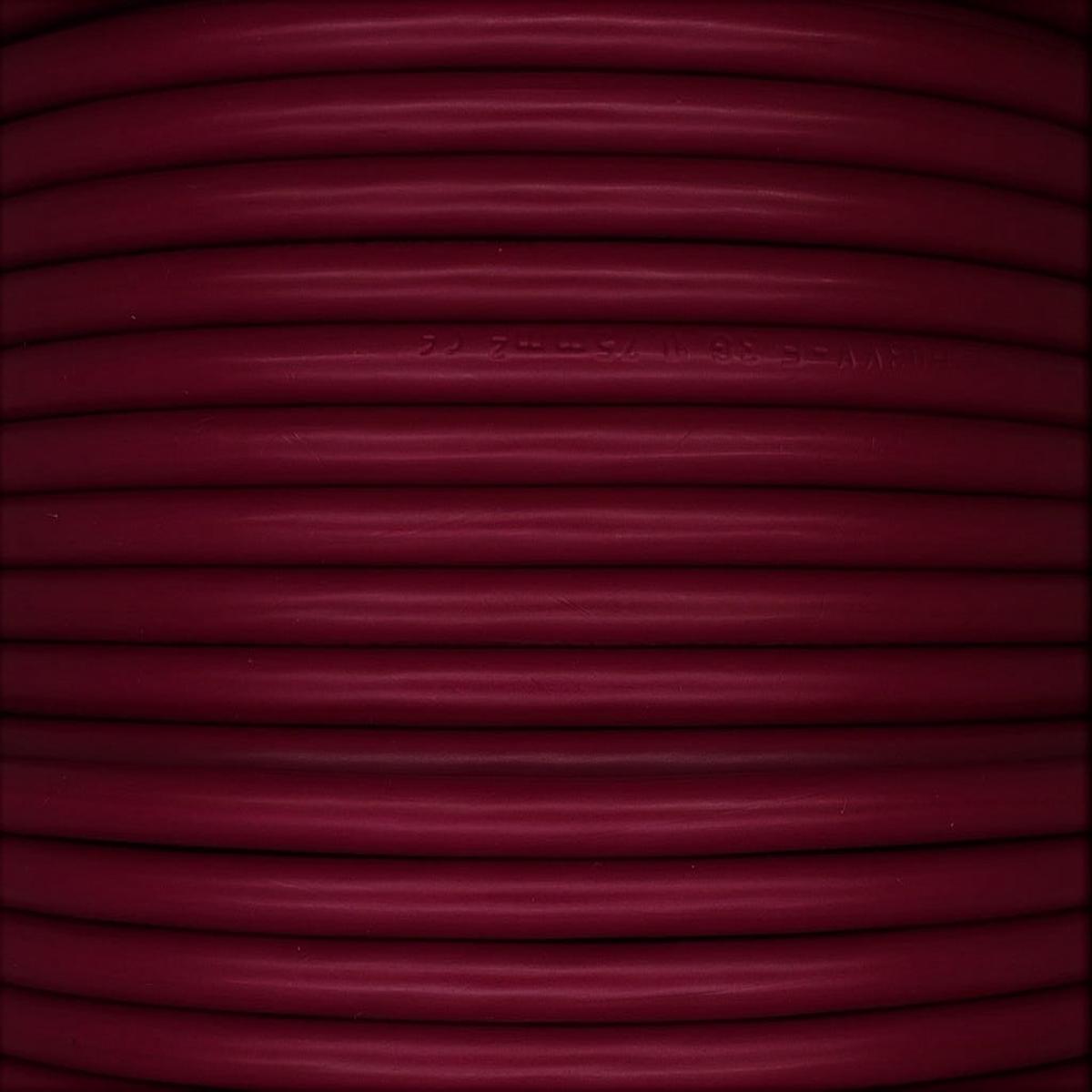 01064 - 2183Y 3 Core 0.75mm Burgundy Flexible Cable Per Metre