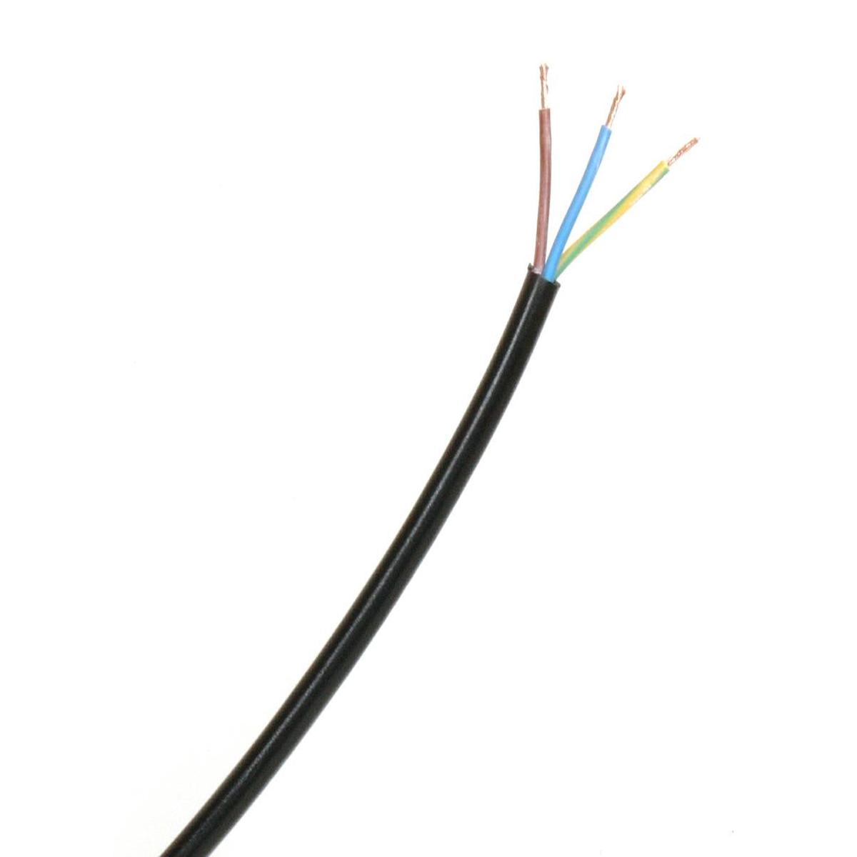 01685 - 3183Y 3 Core 0.75mm Black