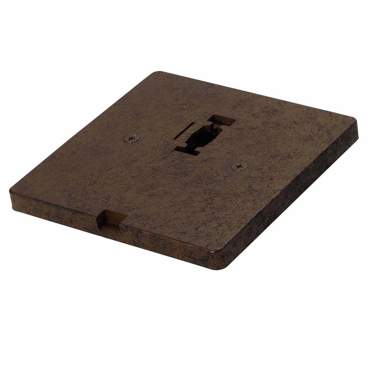 0.5" Height Monopoint - Rust - 5.4" x 5.4"