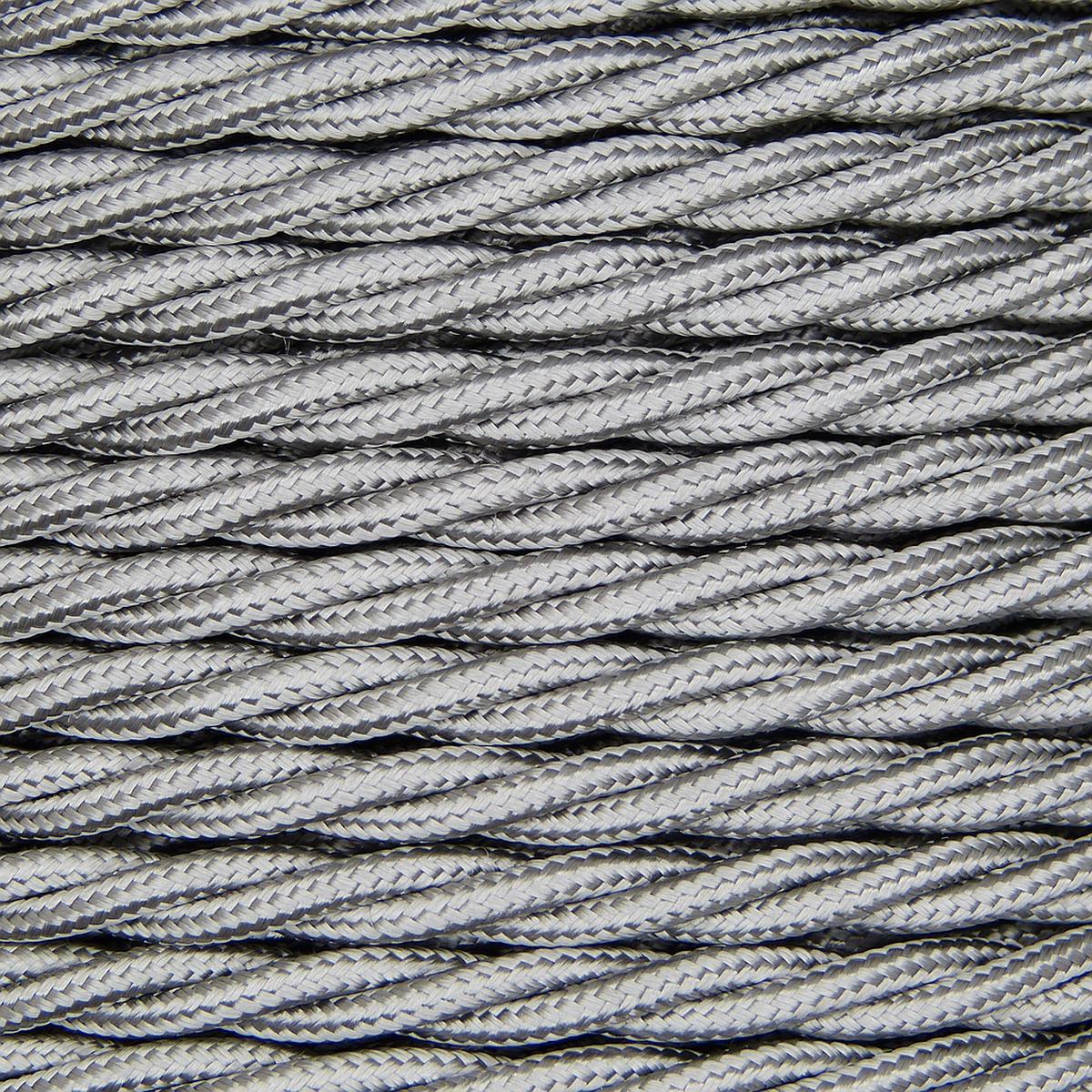 01012 Ecofix Triple Twisted Braided Flex 3 core 0.5mm Silver, mtr
