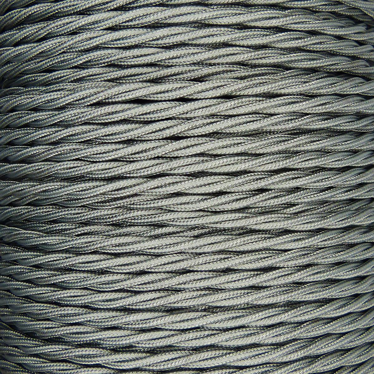 01053 T-T Braided Flex 3 core 0.75mm Khaki Green, mtr