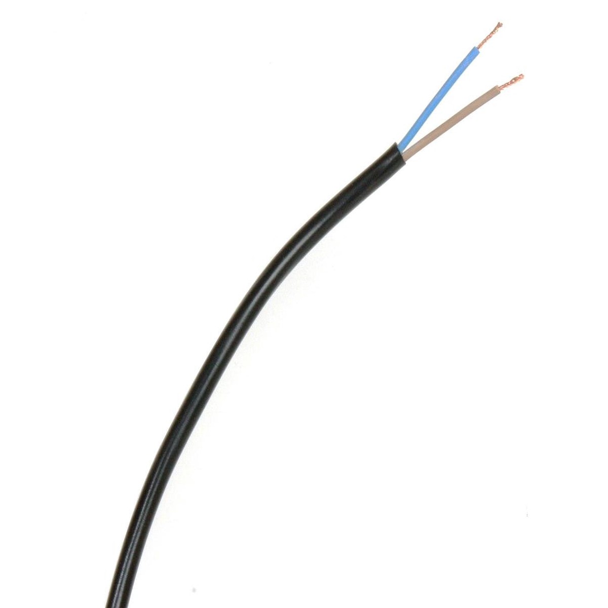 01677 - 3182Y Round Twin 0.75mm Black