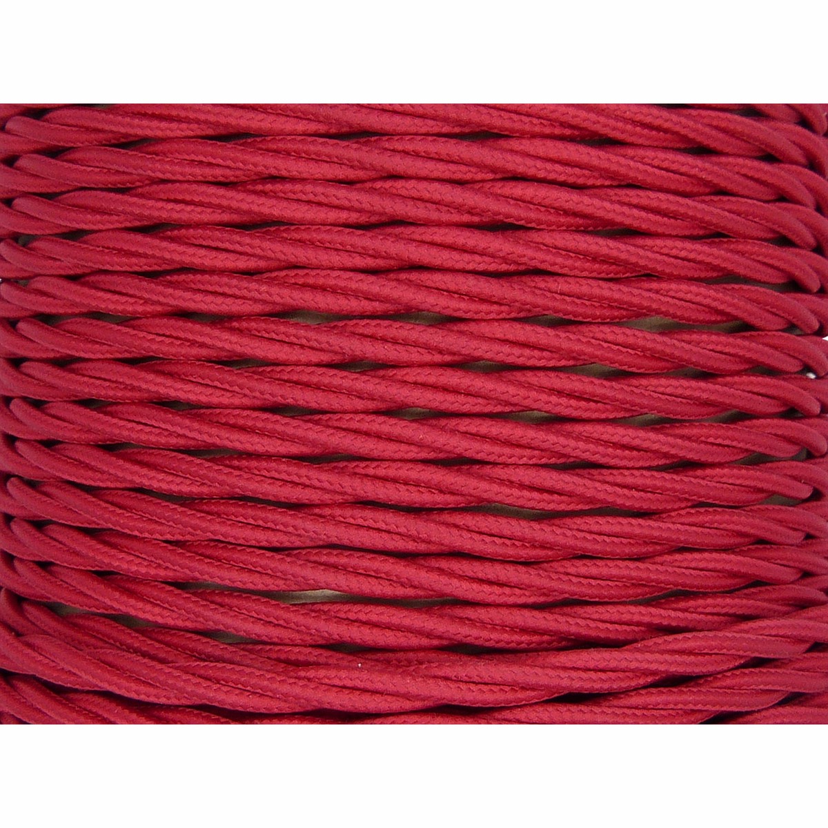 01037 T-T Braided Flex 3 core 0.75mm Cerise, mtr