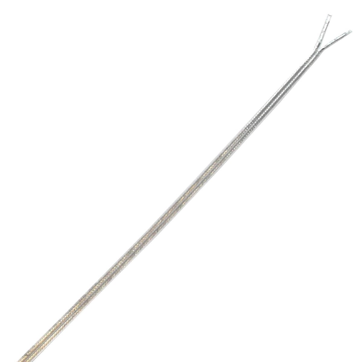 01752 Transparent Flat Twin Double Insulated 1.0mm H/R (Extra Thin) Flex - 1 Metre