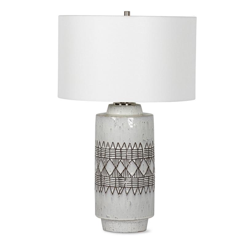 Zuri One Light Table Lamp White