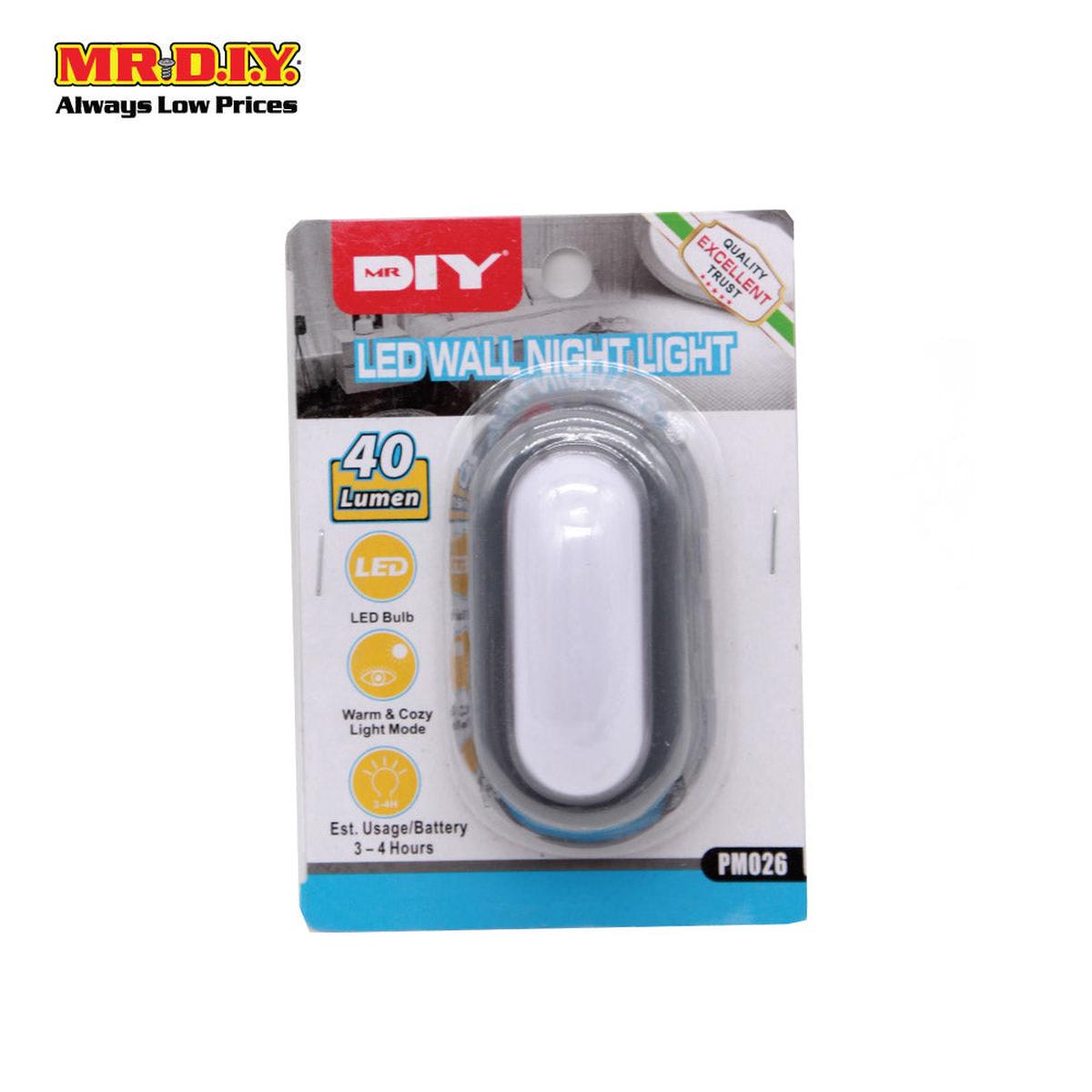 (MrDiy) Battery Push Light Blue