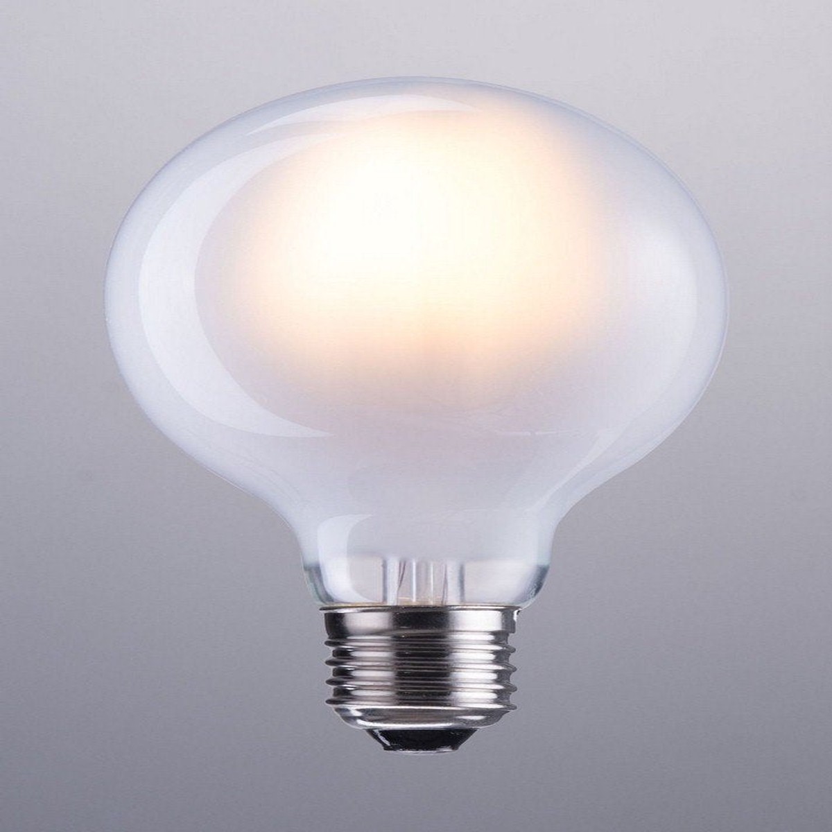 Zuo E26 G80 6W Led Bulb - Frosted White Glass, 110Mm X 80Mm, Energy Efficient