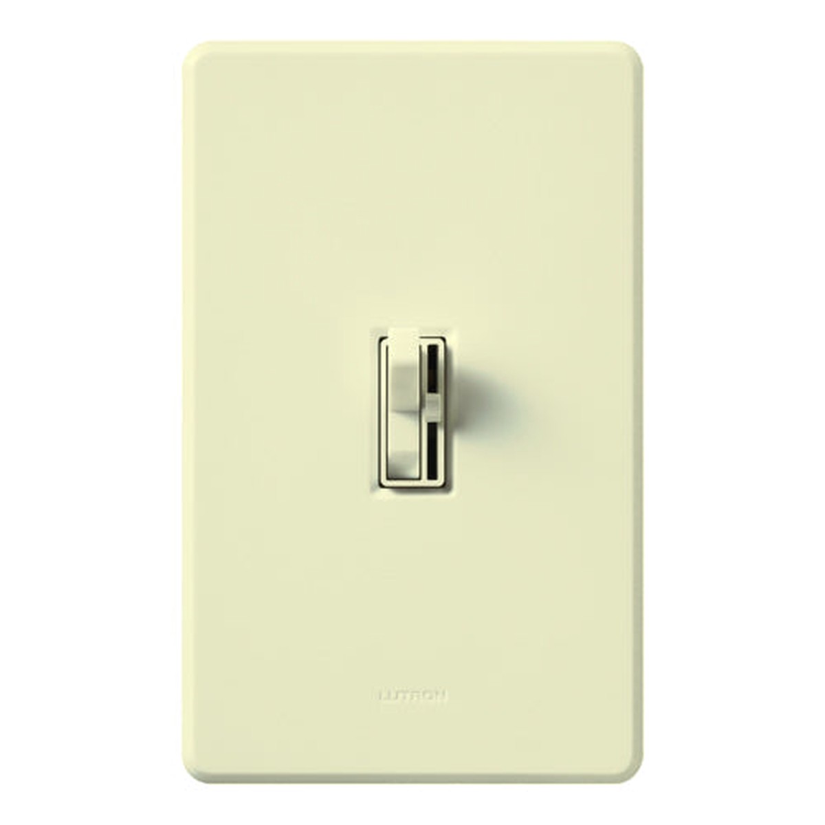 Lutron Ariadni Fluorescent Dimmer, 120V, 8A, 3-Way/Single-Pole, Preset, Almond, AYF-103P-AL