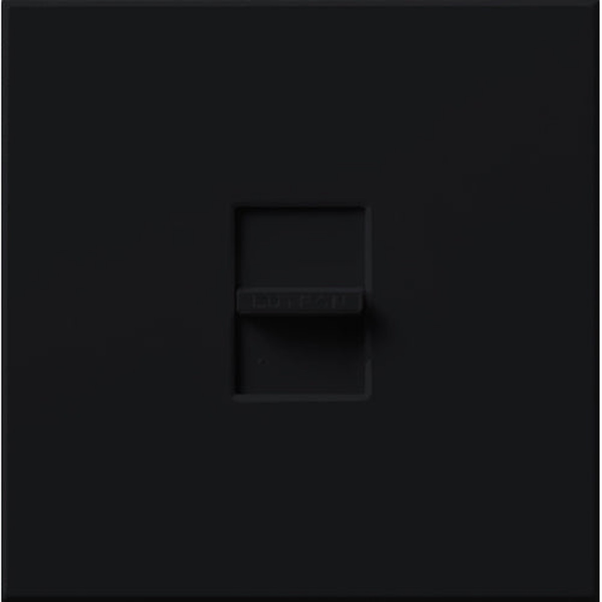 Lutron Nova T Dimmer, 1500W, Incandescent/Halogen, 120V, Black, NT-1500-BL