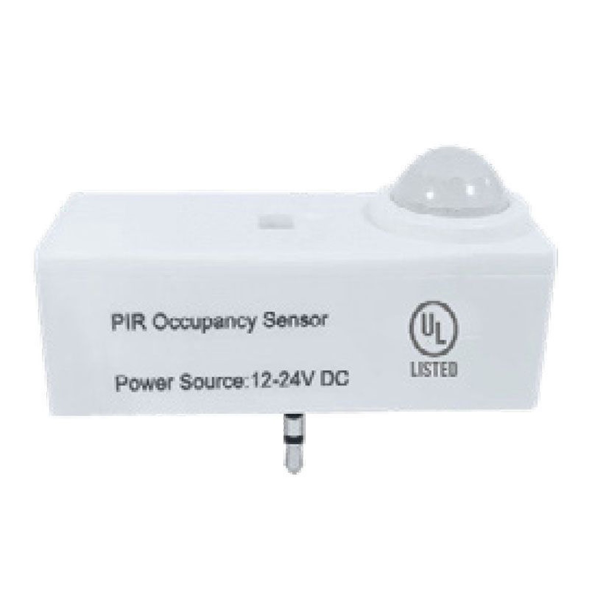 Westgate Mfg PIR Sensor, Audio-Jack, 600W, 40 ft., 120-277V, 0-10V, Bi-Level, White, WEC-2PR-28-AJ-WH