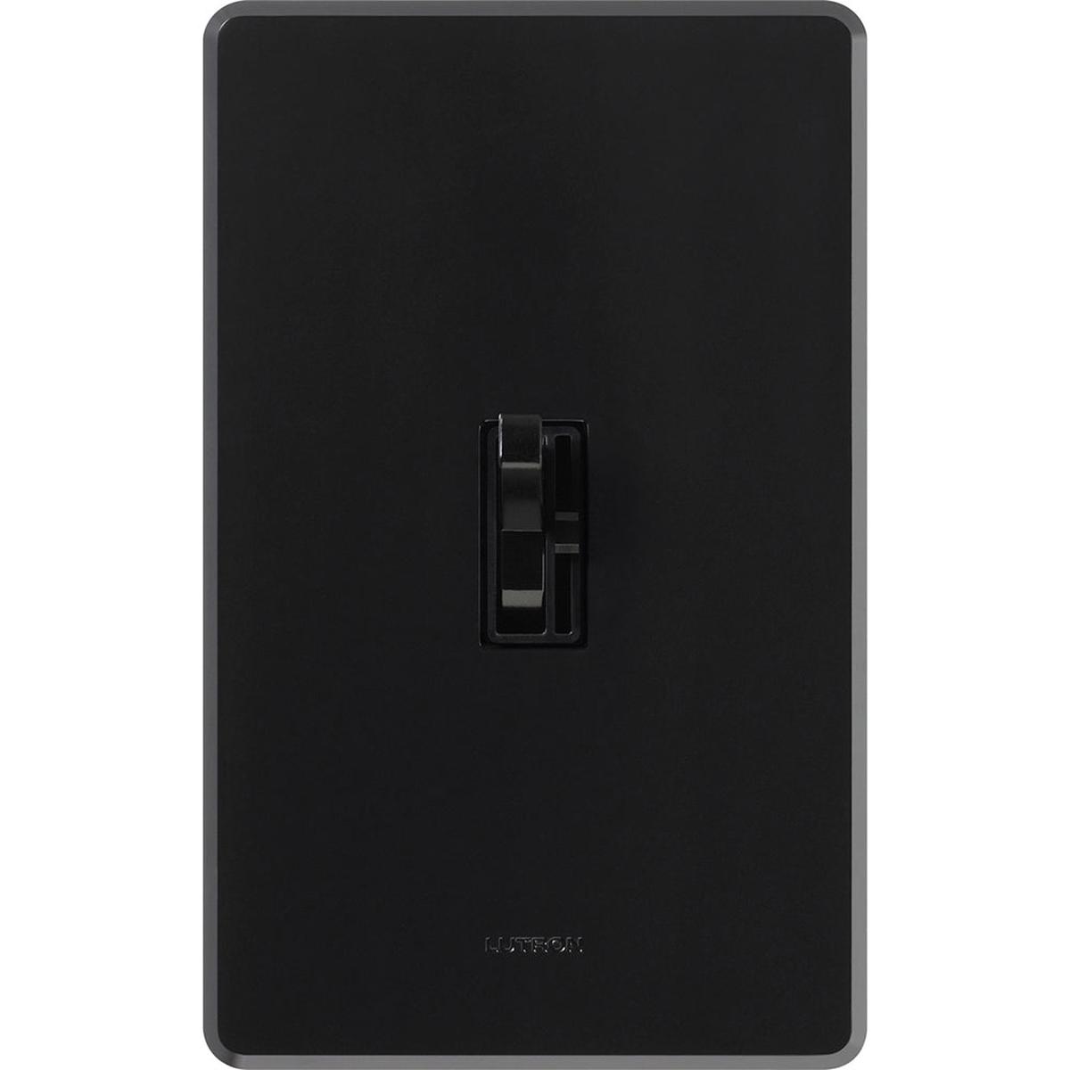 Lutron Ariadni, 600VA, 450W, Magnetic Low-Voltage, Single-Pole, Preset, Black, AYLV-600P-BL