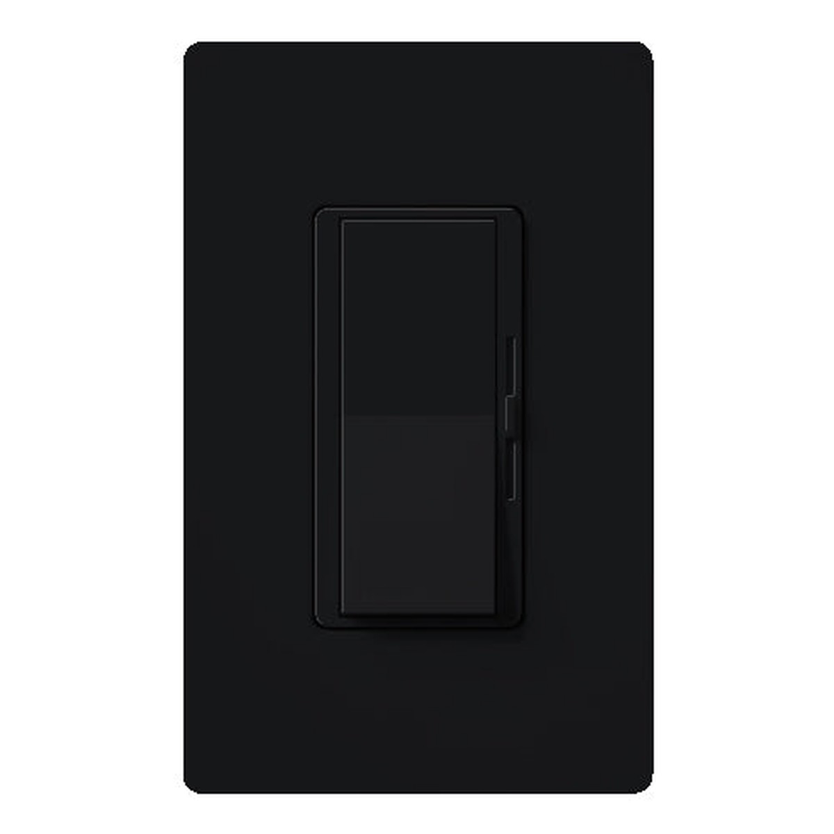 Lutron Diva Dimmer, 1000W, Single-Pole, 120V, Incandescent/Halogen, Black, DV-10P-BL
