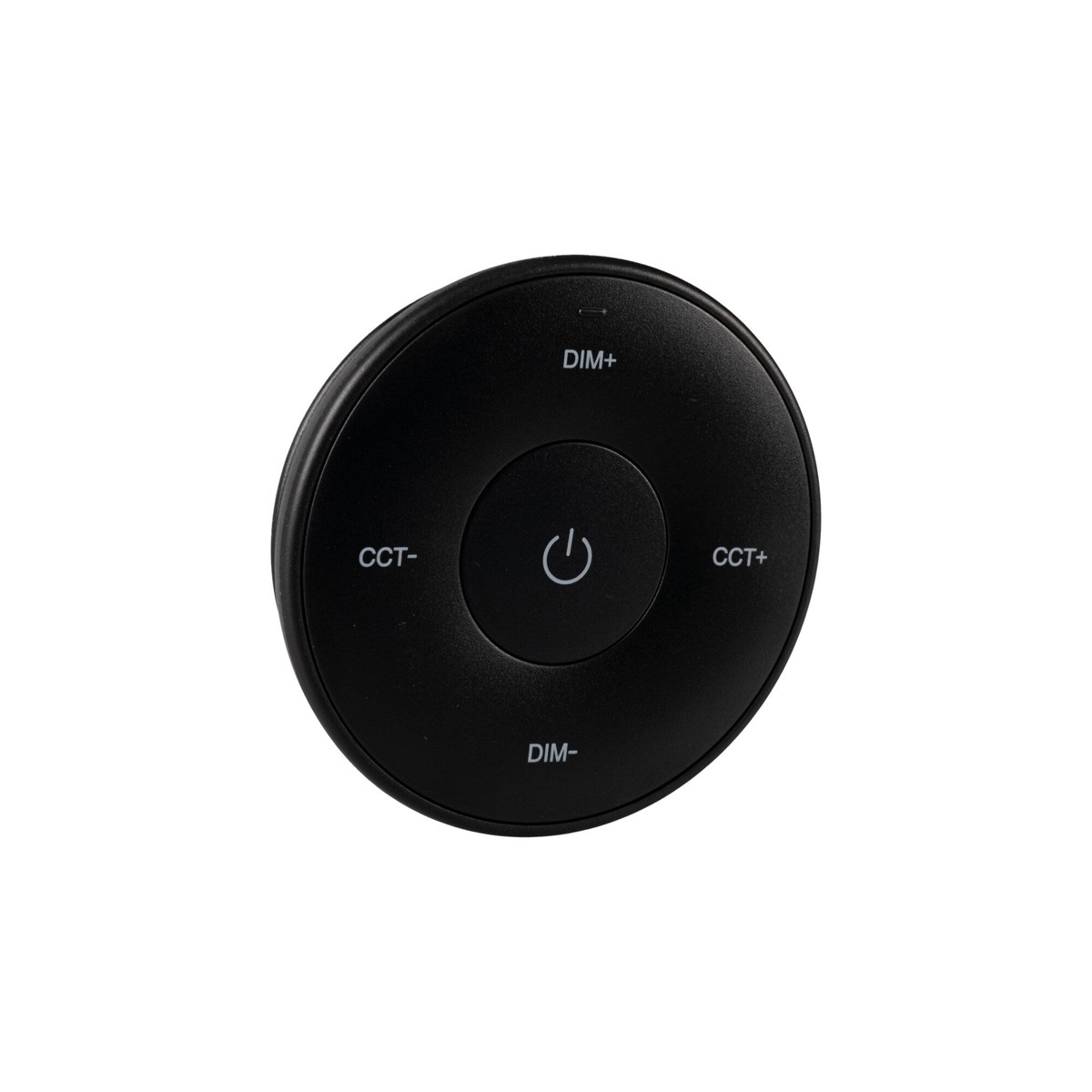 CCT Remote Control Single Zone RF Dimmer Controller IP20 Black - 1 Mono CCT Black